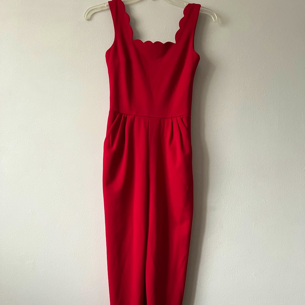 NWOT Stunning Red pant Jumpsuit